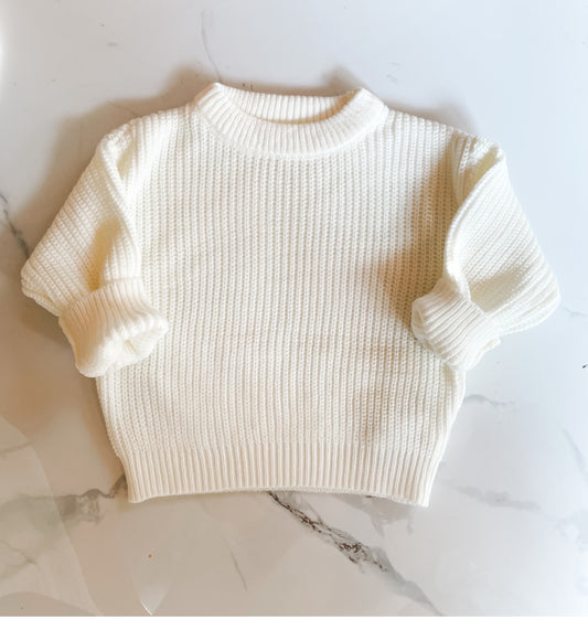 Marshmallow Chunky Knit Sweater