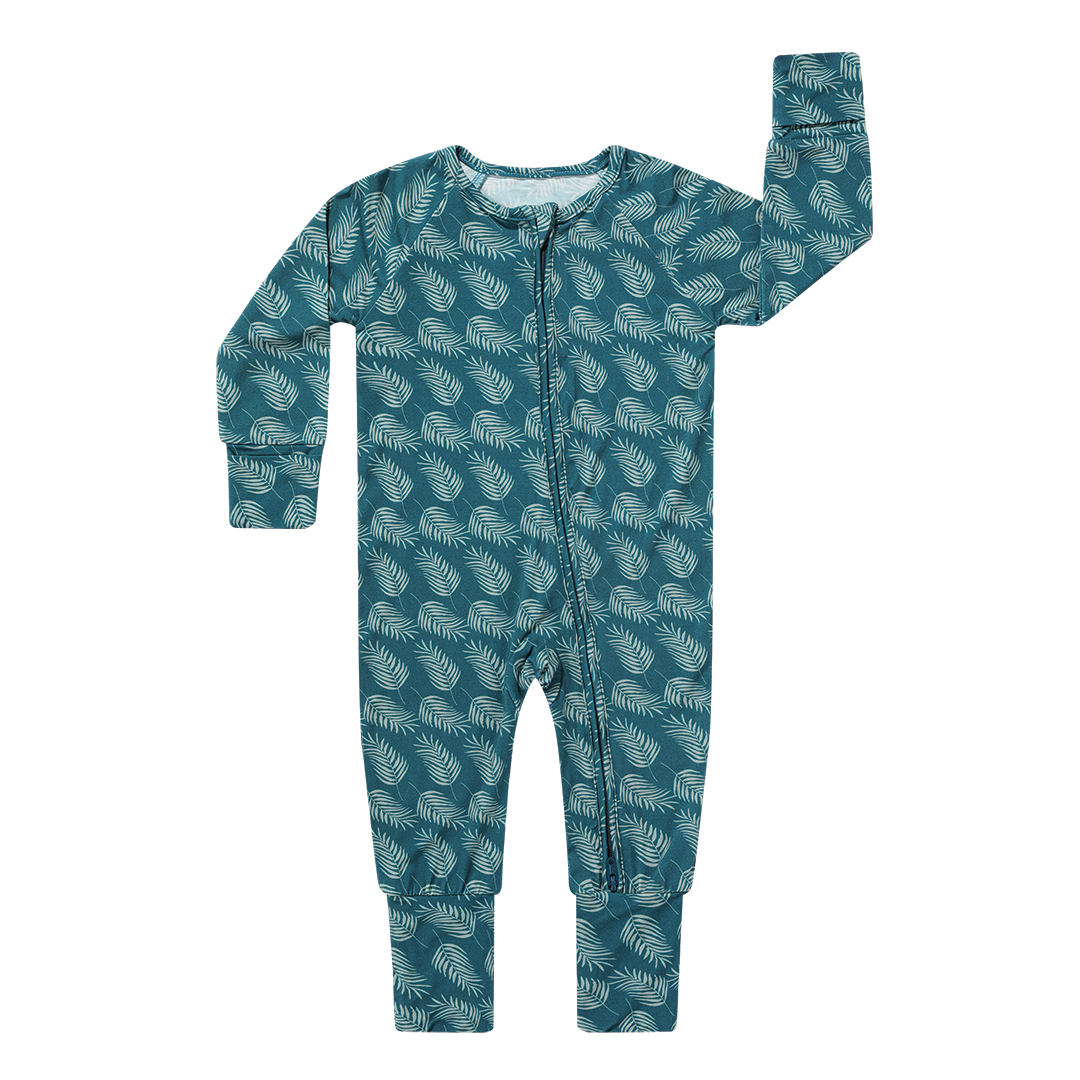 Palms in Paradise Bamboo Convertible Footie