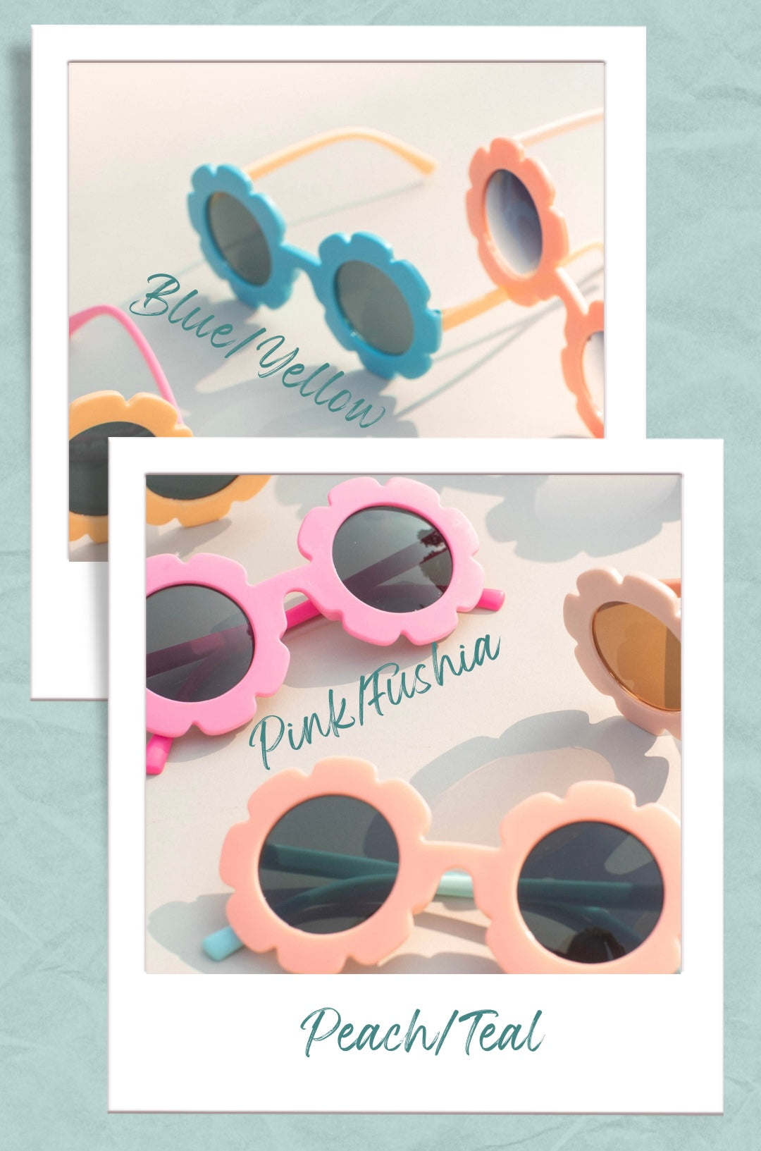 Groovy Two-Toned Flower Sunnies